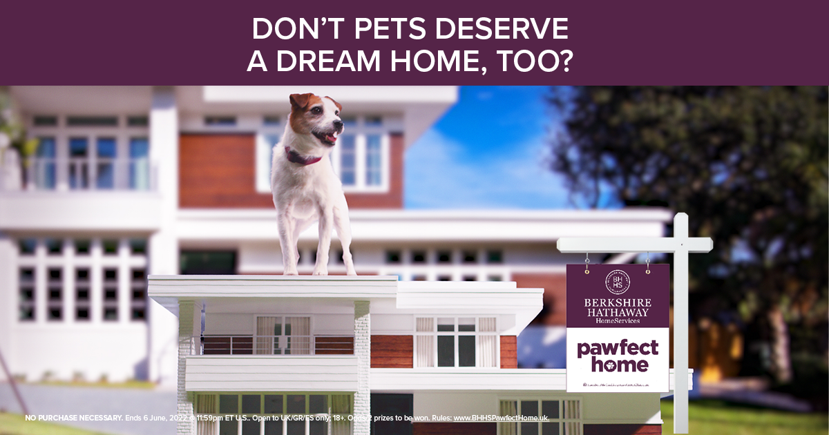 Win the Dream Home your Pawfect Pet Deserves