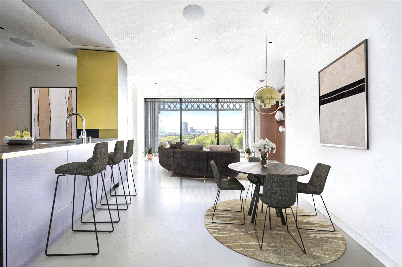 3 Bedroom Flat / Apartment to Rent in Gasholders, King's Cross London N1C